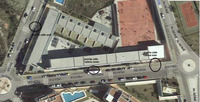 Accesos al colegio Josefina Aldecoa, Torre de Benagalbón